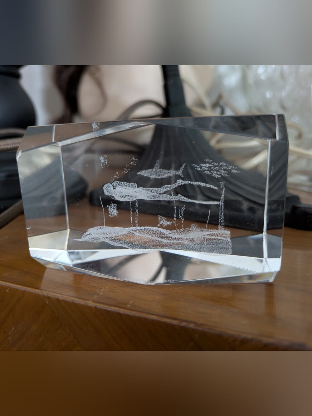 VTG Scuba Diver Paperweight